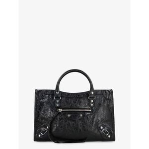 Balenciaga Women Le City Medium Leather Shoulder Bag